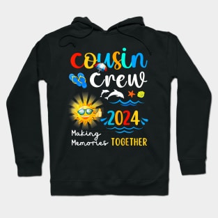 Cousin Crew 2024 Summer Vacation Beach Family Trips Matching Hoodie